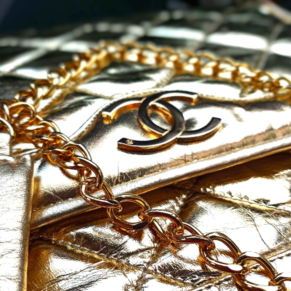 Vintage!CC emblem styled tote